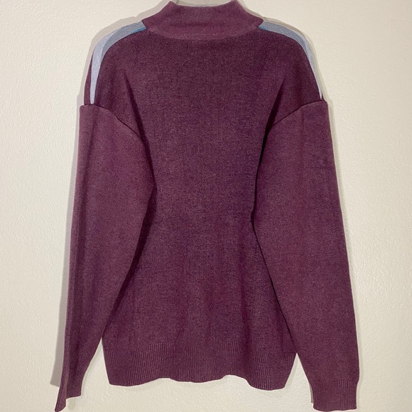 Soft Wool Sweater Knit Striped Sweater Jacket - Picture 10 of 12